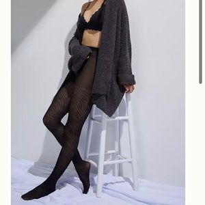 Hansel From Basel Zebra Sheer Tights